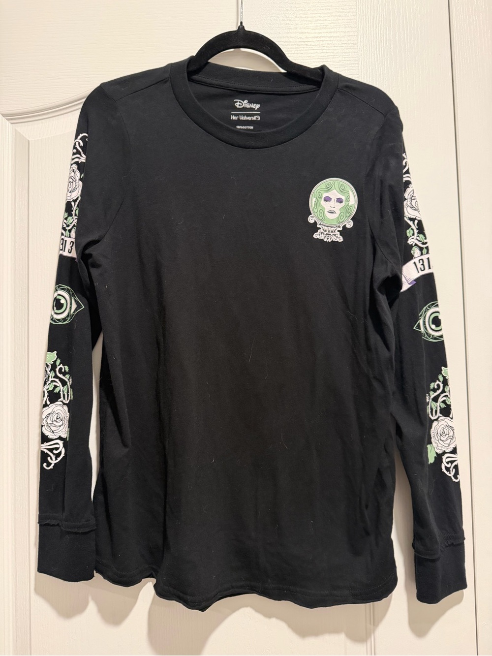 Her Universe Black Long Sleeve Disney Haunted Mansion Tee - Madam Leota